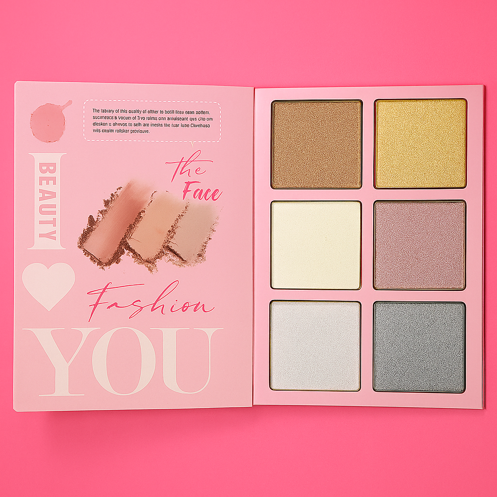 Rose Luxe Smart Watch & Makeup Book Combo