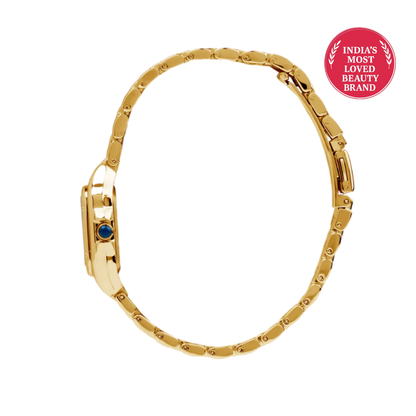 Classic Vintage Watch & Makeup Book Combo