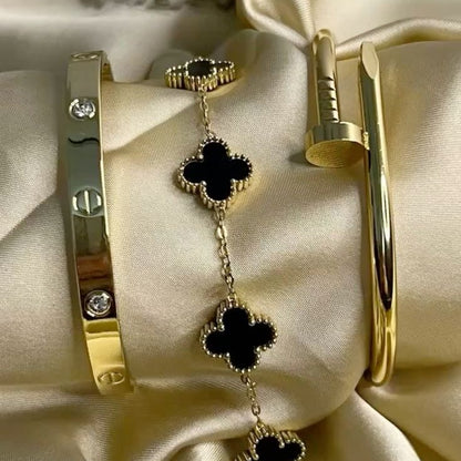 Classic Bracelet Bangle with Rhinestones