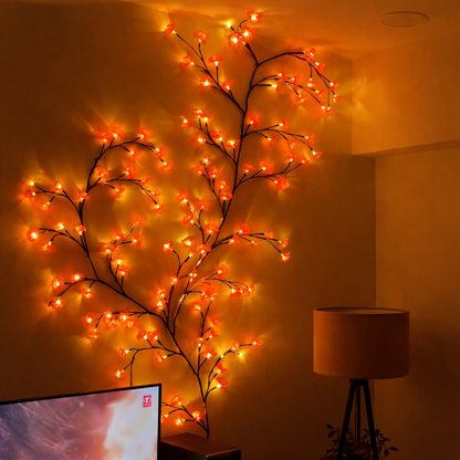 LED Cherry Blossom Double Branch Lights With 8 Lighting Modes