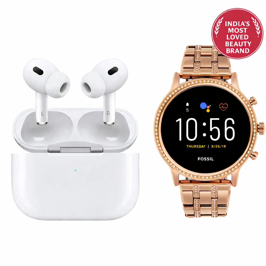 Rose Luxe Smartwatch & Airpods Combo