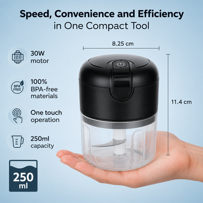 Elite Rechargeable Mini Electric Chopper