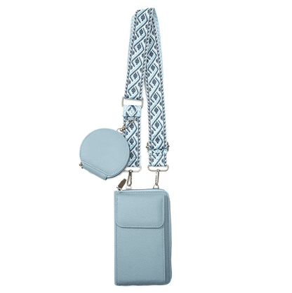 Cell Phone Cross Body Bag with Coin Case