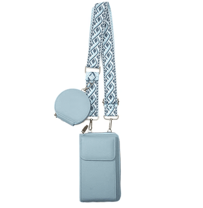 Cell Phone Cross Body Bag with Coin Case